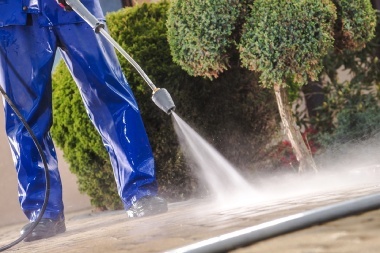 concrete power washing