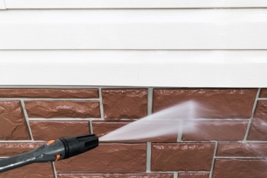 power wash house